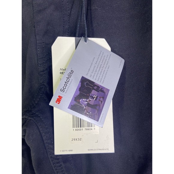 Levi's 511 Slim Scotchlite 3M Reflective Stripe Jeans 191110124 Mens Size 29x32 - Picture 4 of 11